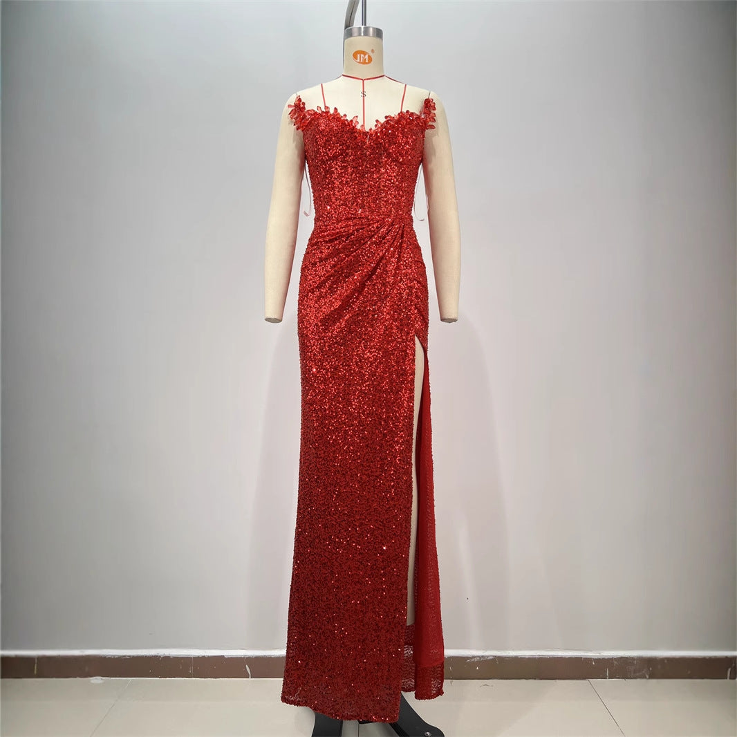 Scarlet Reverie Gown