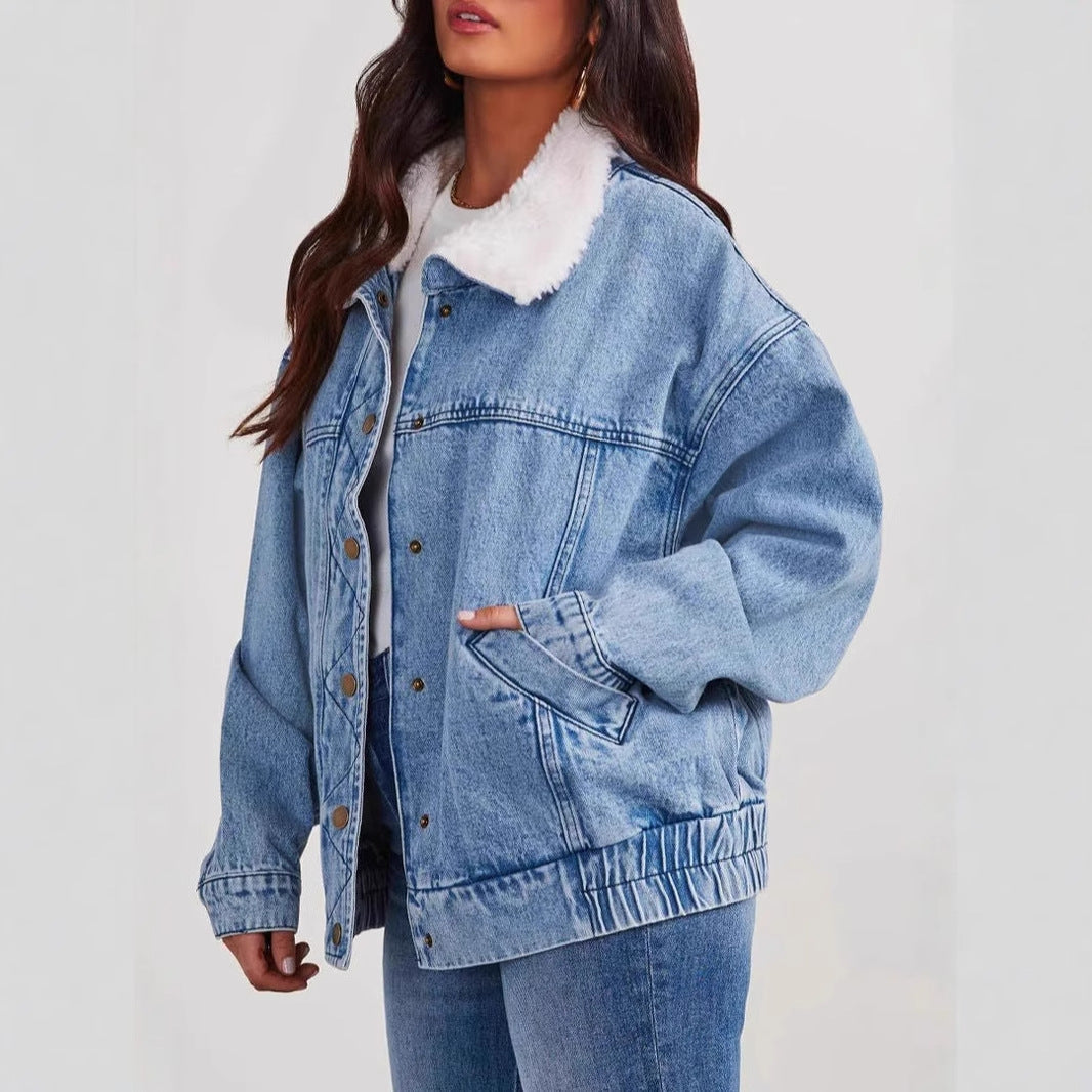 Furborne Denim Luxe Coat