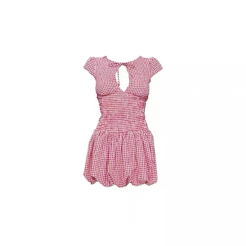 Crimson Éclat Dress