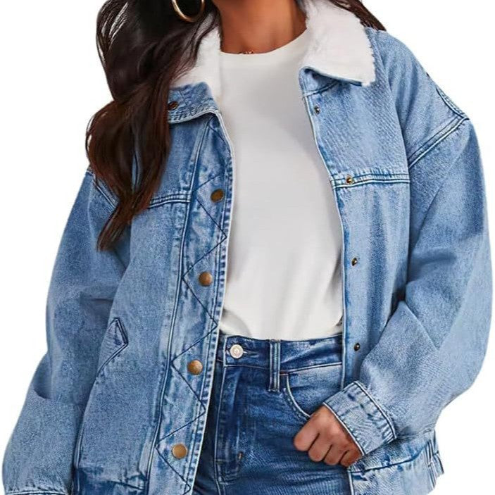 Furborne Denim Luxe Coat
