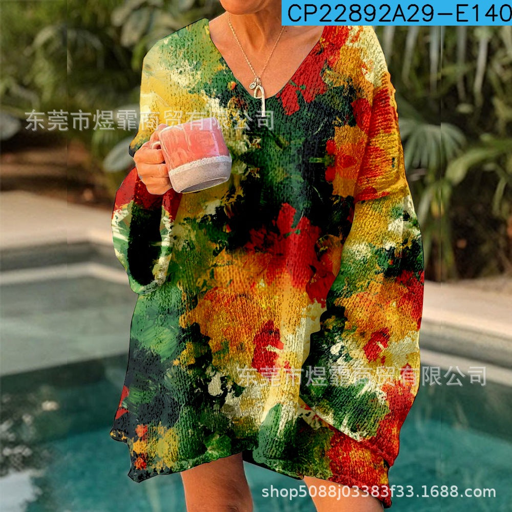 EasePrint™ V-Neck Sweater