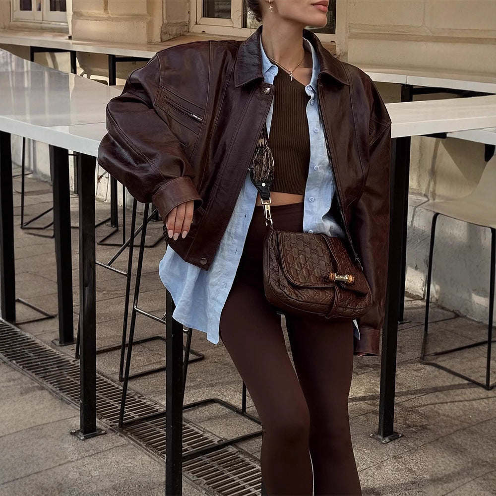 TokyoEdge Vintage Leather Jacket