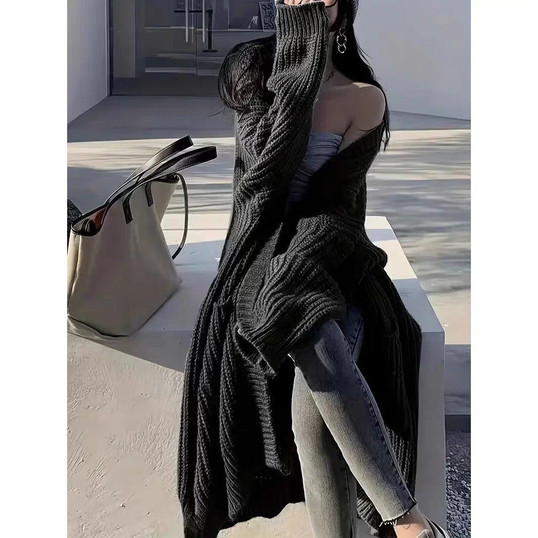 Elysian Drape Overknee Cardigan