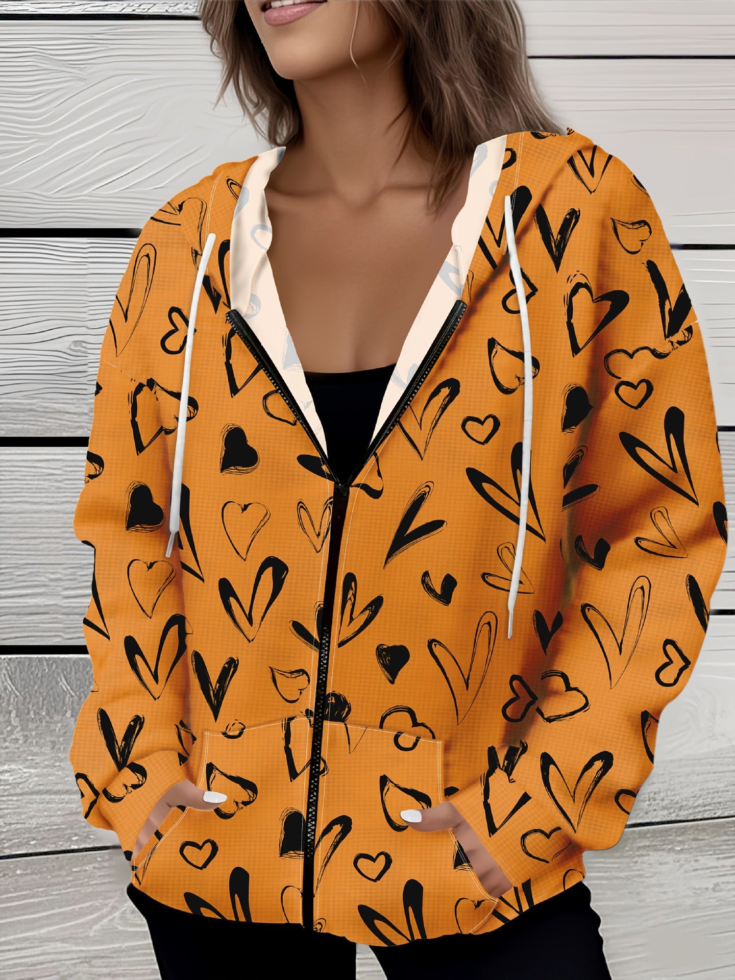 PlaidVerve™ Zipper Sweater