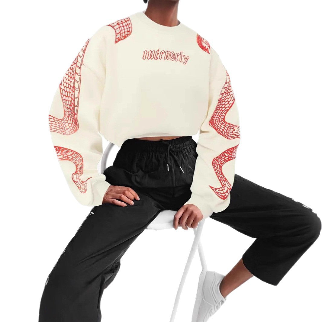 RetroVibe Printed Hoodie