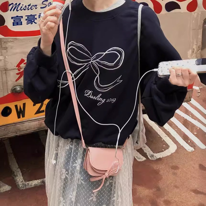 BelleKnot Embroidered Pullover