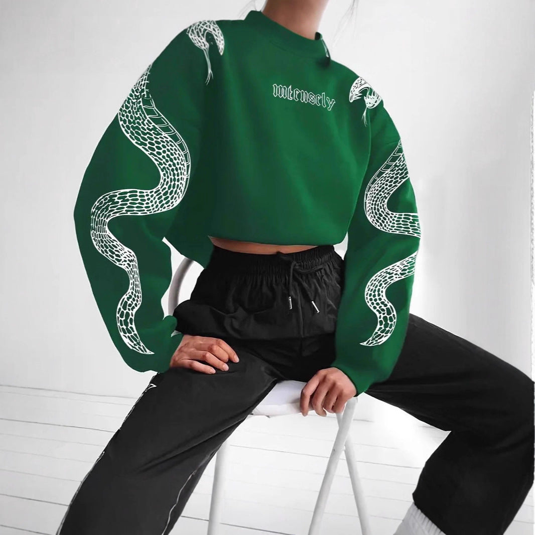 RetroVibe Printed Hoodie