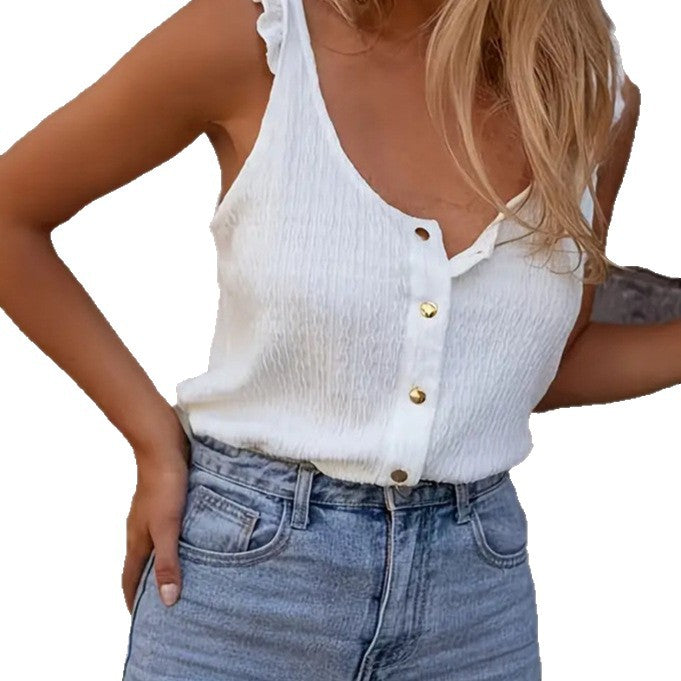 The Celestia Ruffle Knit Top