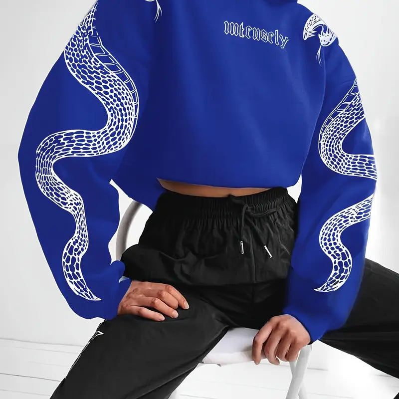RetroVibe Printed Hoodie