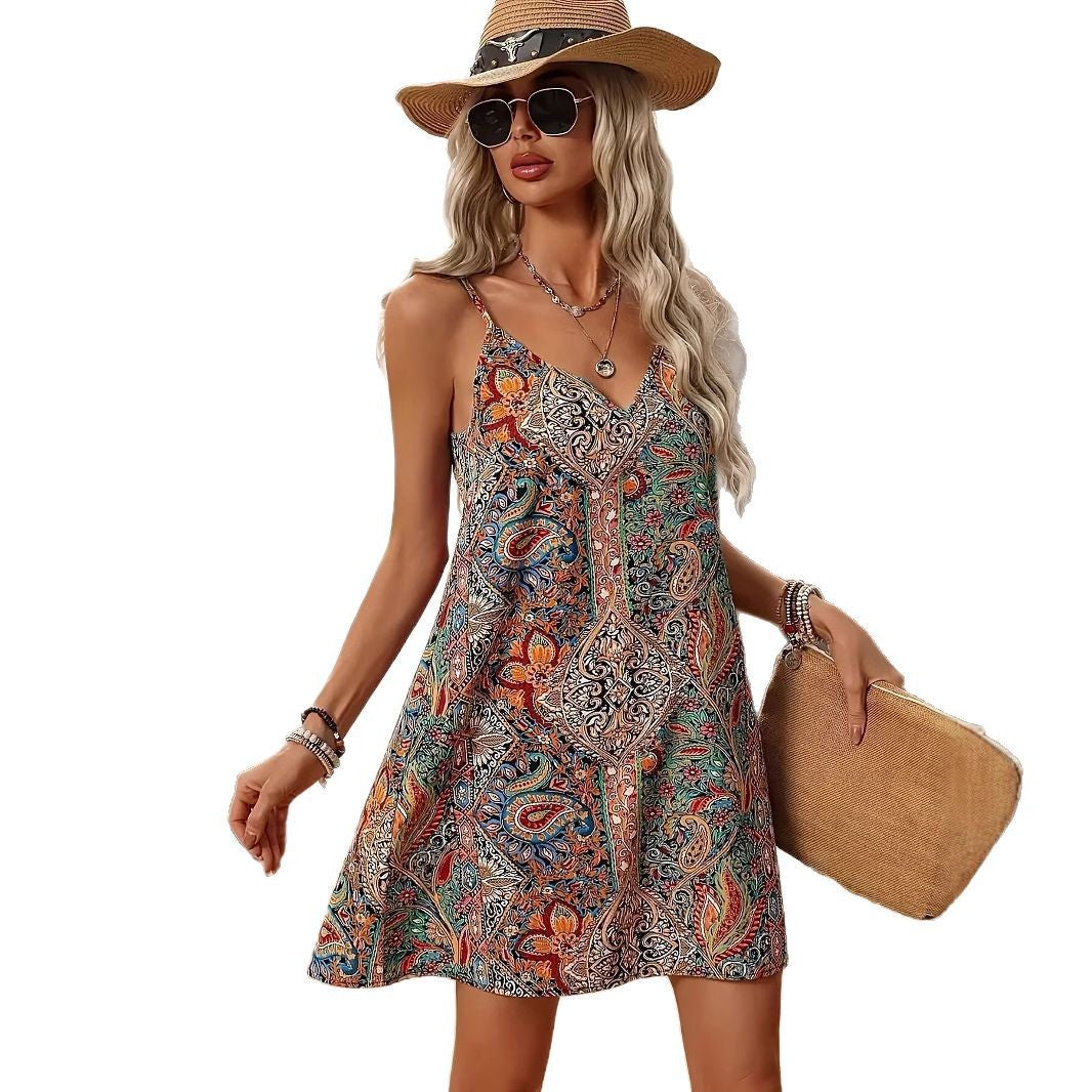 Sahara Soul Boho Slip Dress