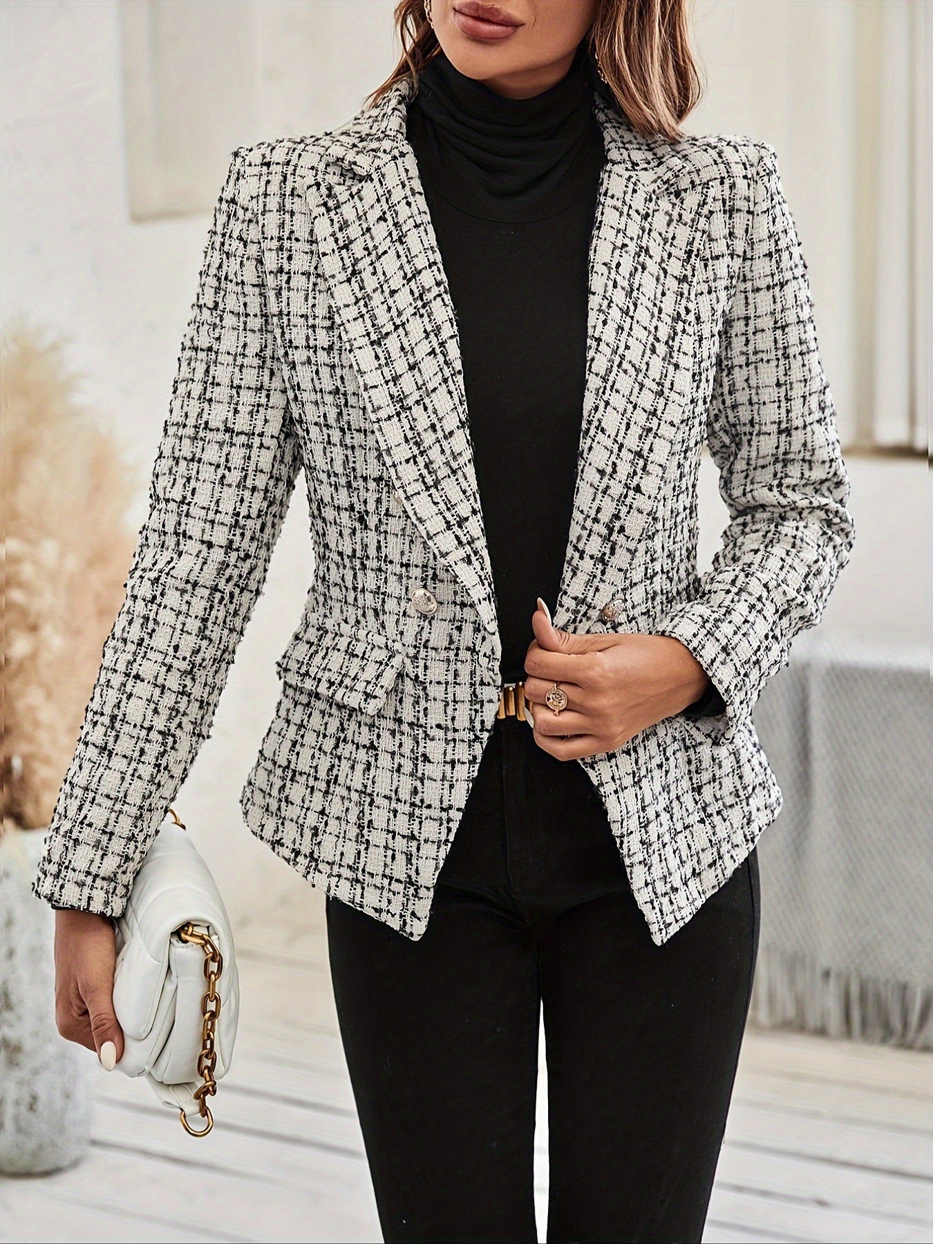 CheckVerve DoubleButton Blazer