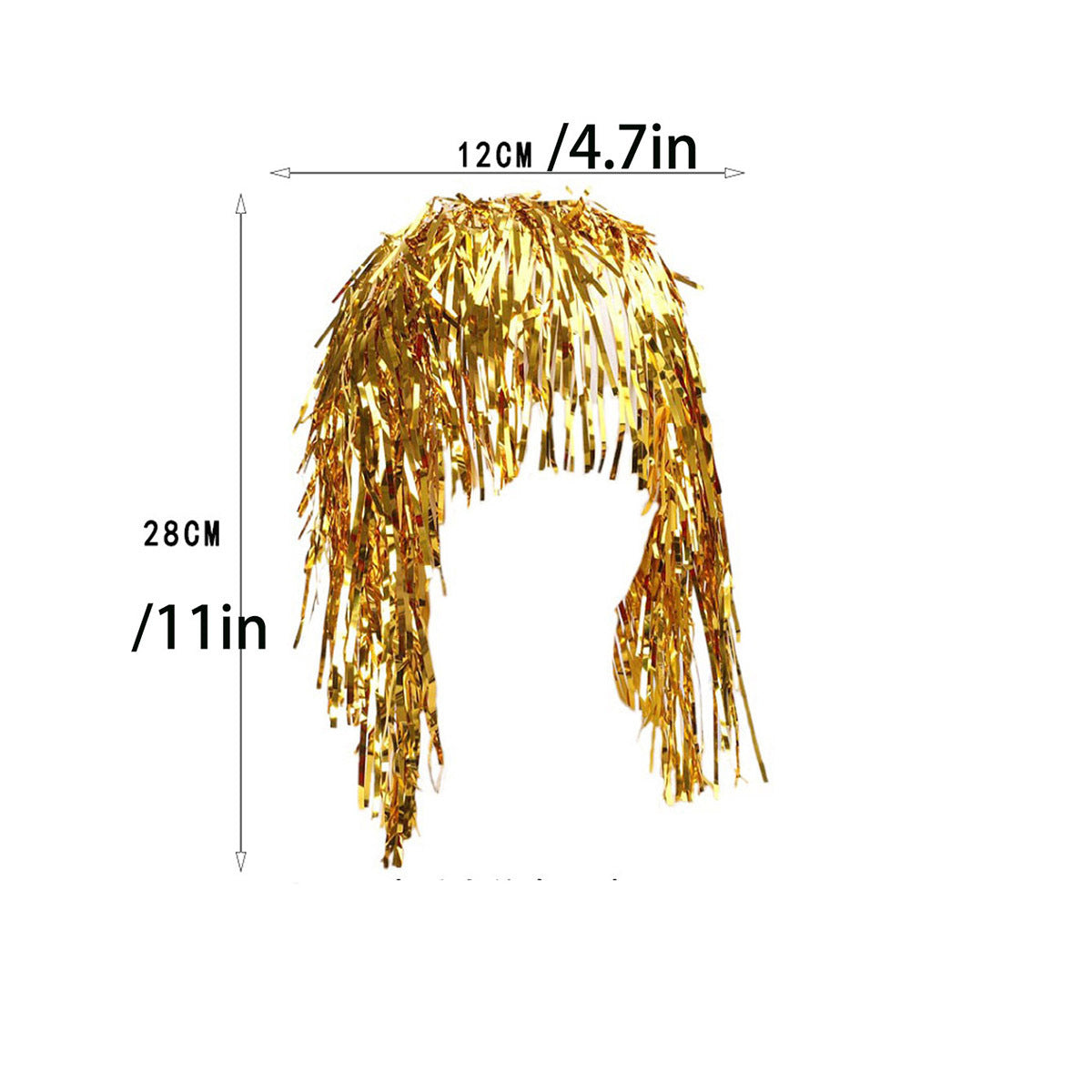 Cosplay Rain Silk Disco Masquerade Wig