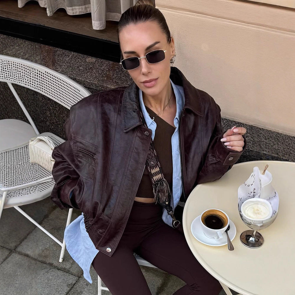 TokyoEdge Vintage Leather Jacket