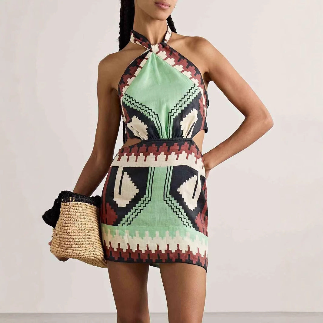 Solara Tie-Back Beach Dress