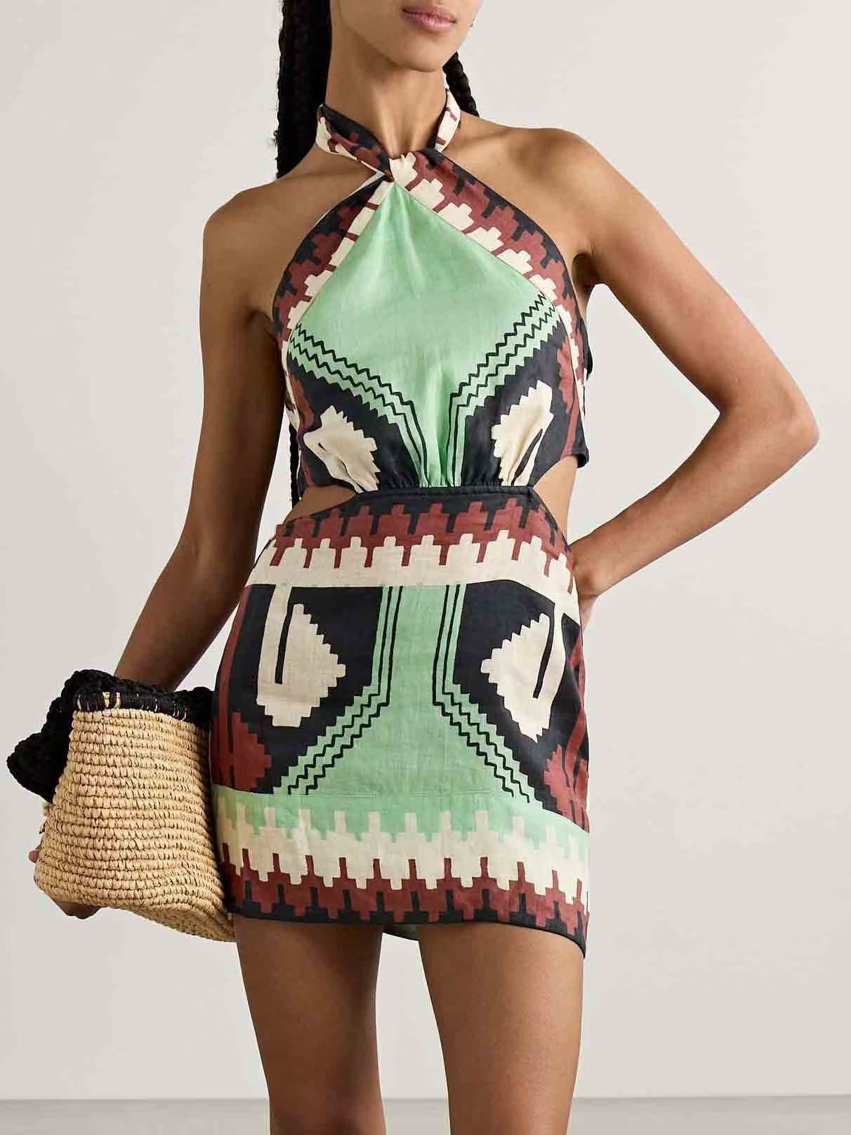 Solara Tie-Back Beach Dress