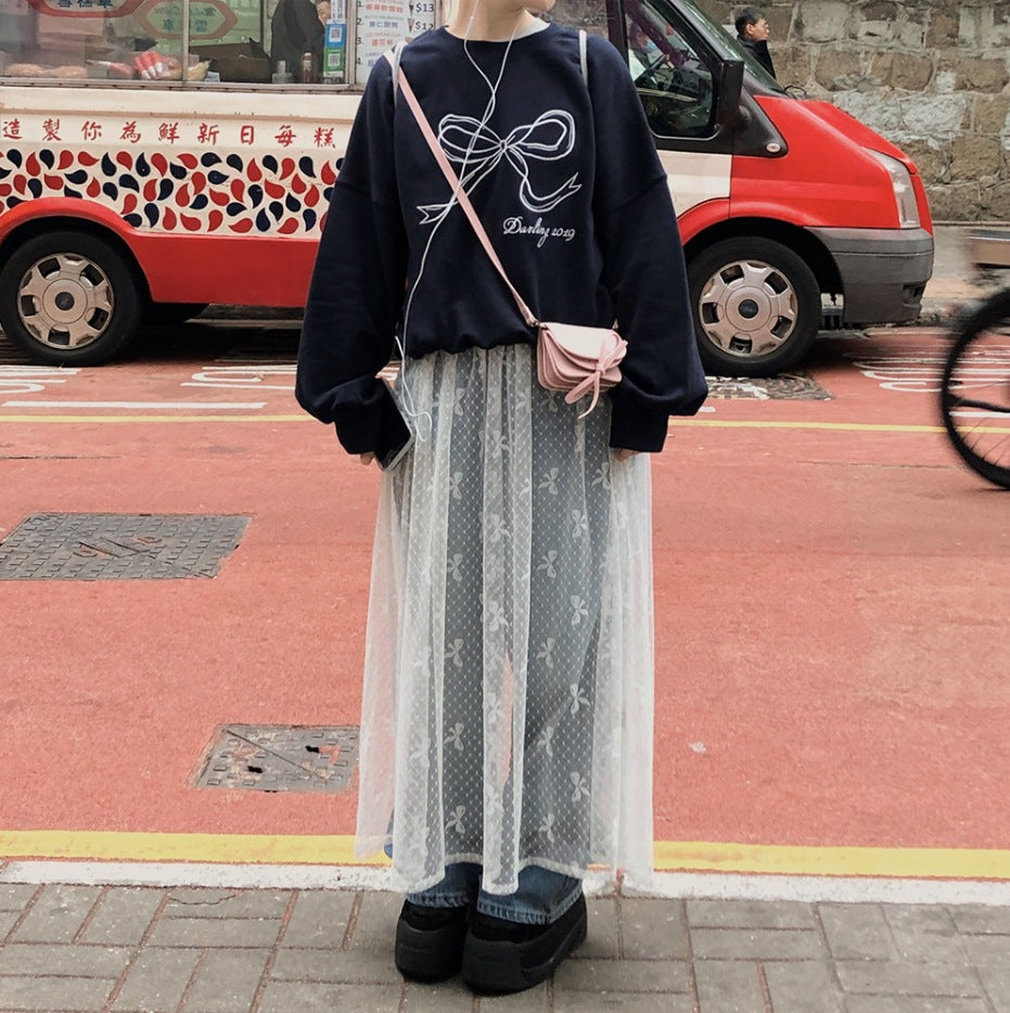 BelleKnot Embroidered Pullover