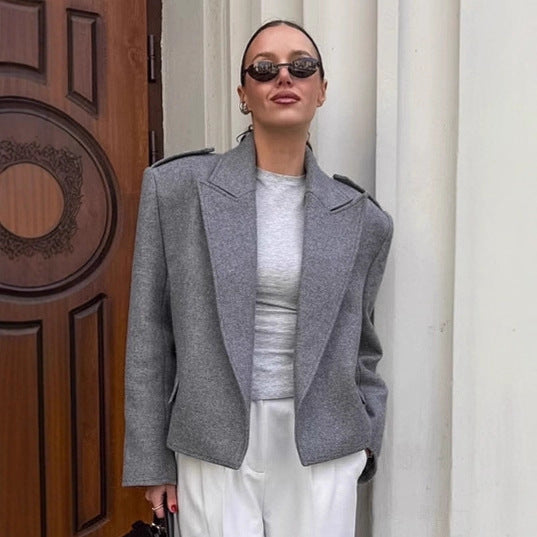 Valencia Crest Wool Blazer