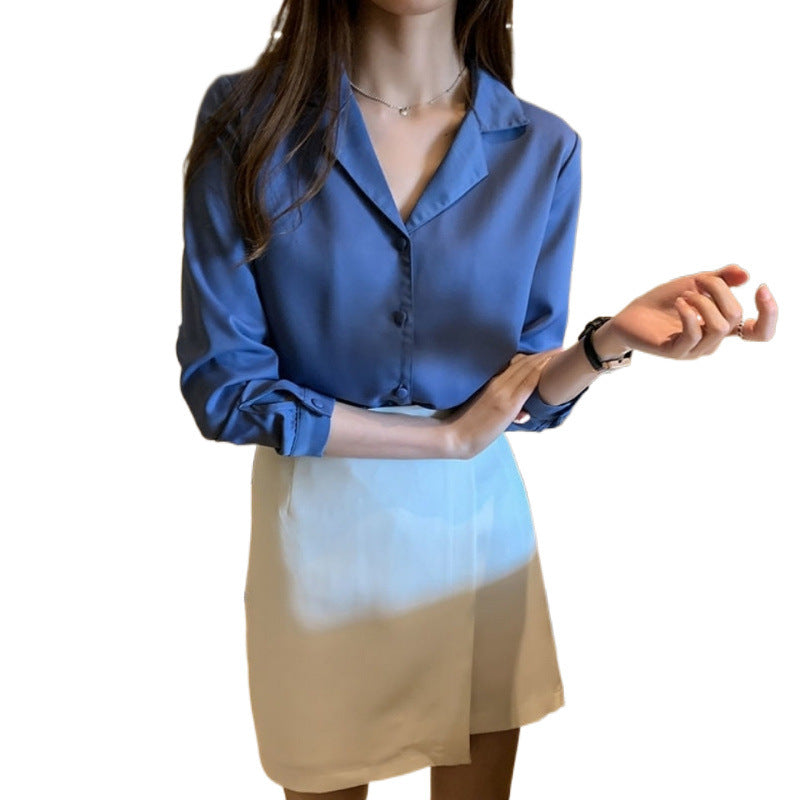 Lunara Drift Chiffon Shirt