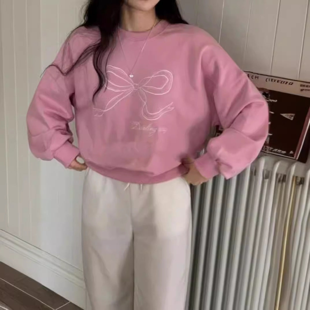 BelleKnot Embroidered Pullover
