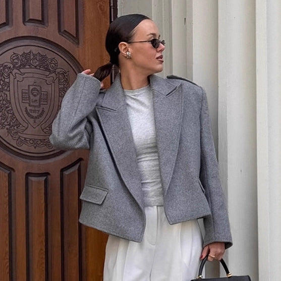 Valencia Crest Wool Blazer