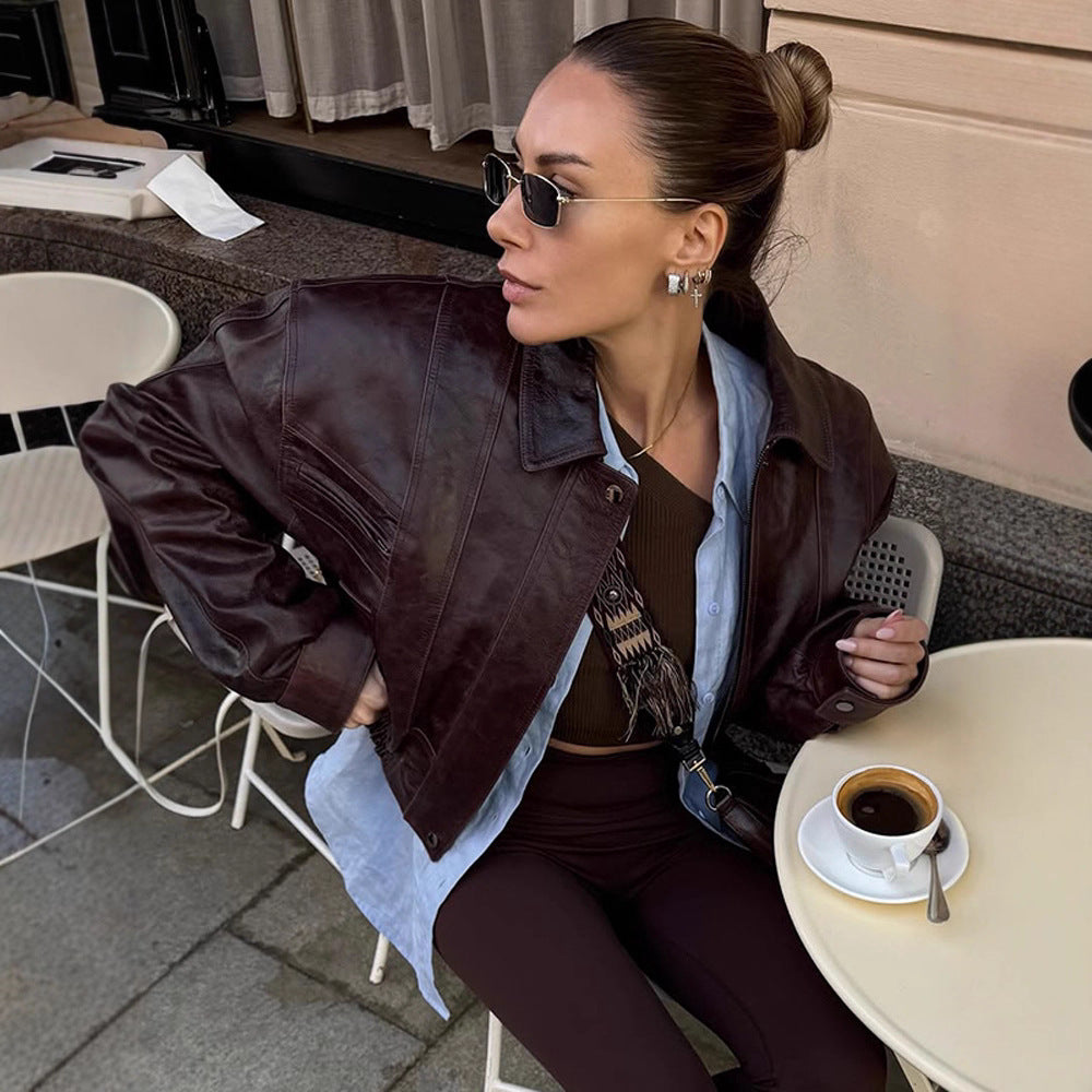 TokyoEdge Vintage Leather Jacket