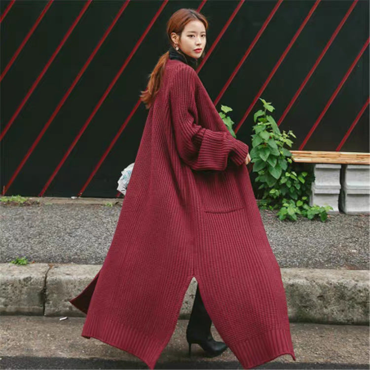 Elysian Drape Overknee Cardigan