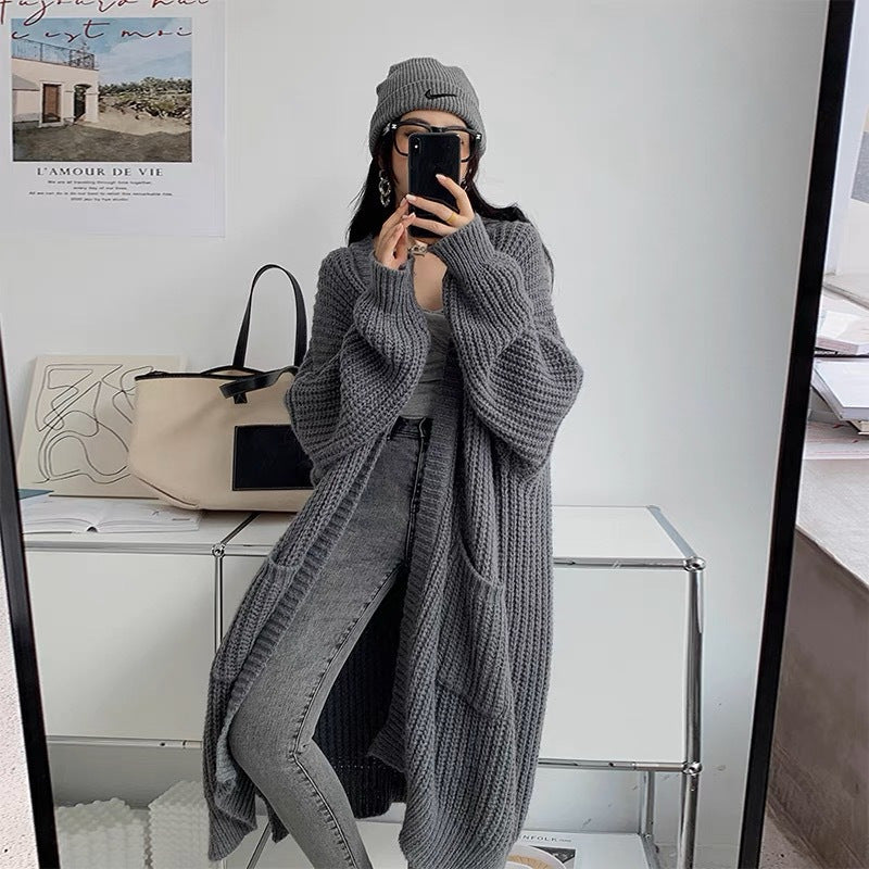 Elysian Drape Overknee Cardigan