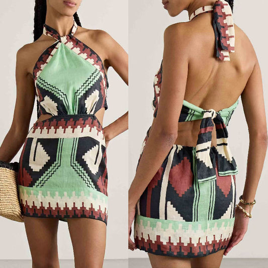 Solara Tie-Back Beach Dress