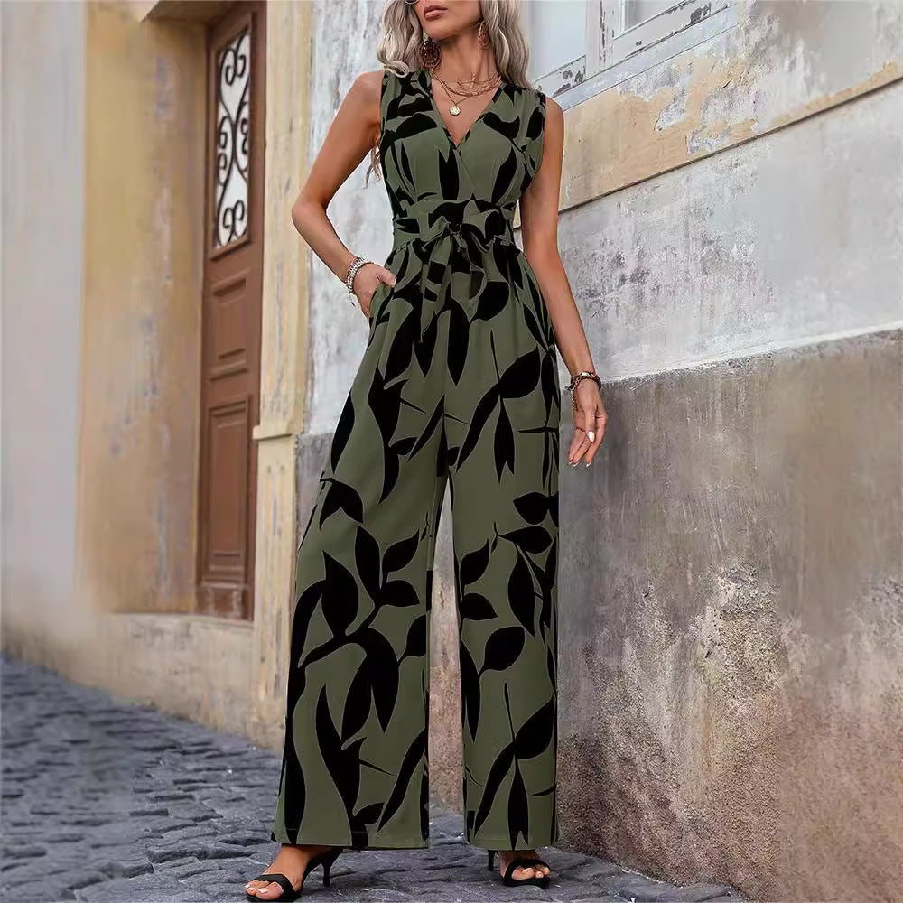 Vienna Grace Lace-Up Jumpsuit