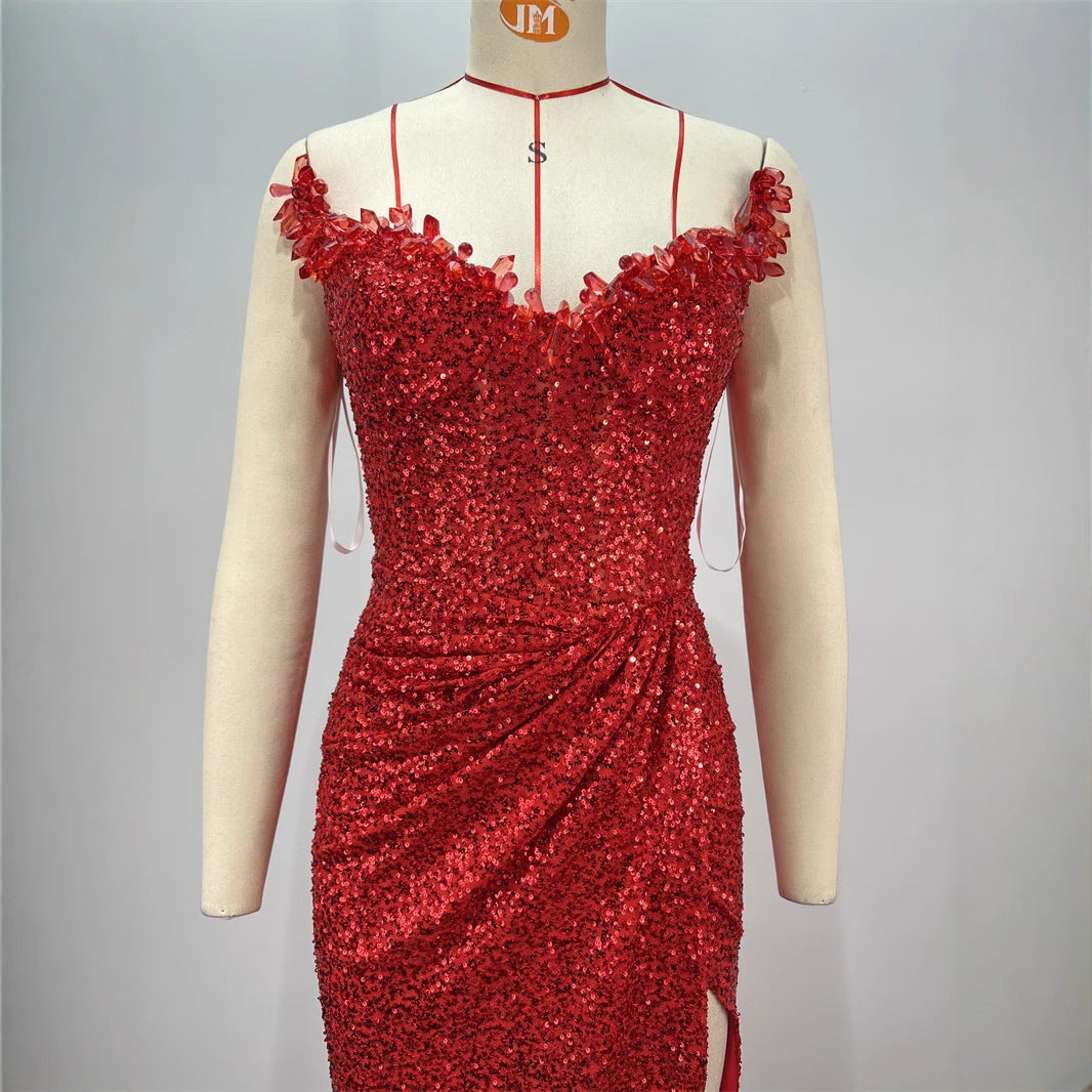 Scarlet Reverie Gown