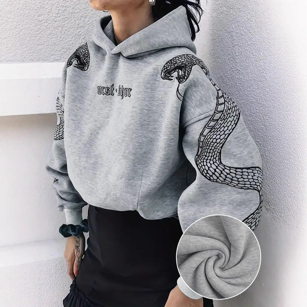 RetroVibe Printed Hoodie