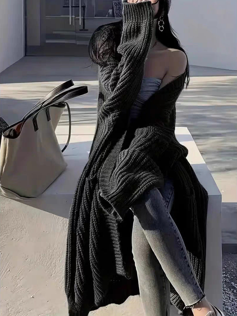 Elysian Drape Overknee Cardigan