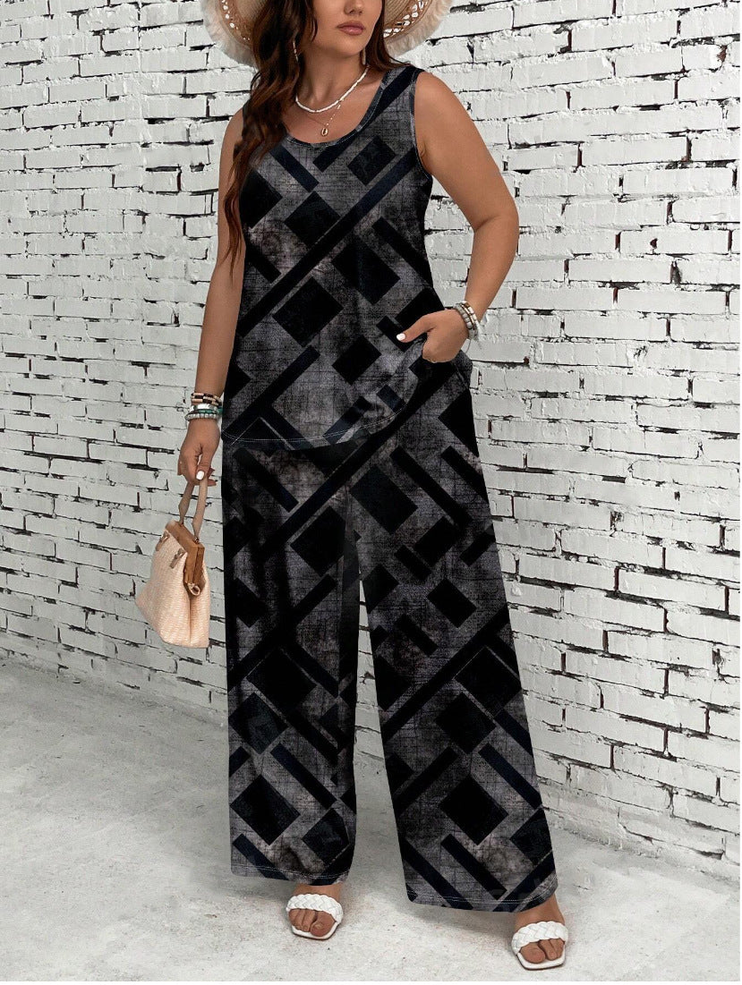 ova Vogue Wide-Leg Suit