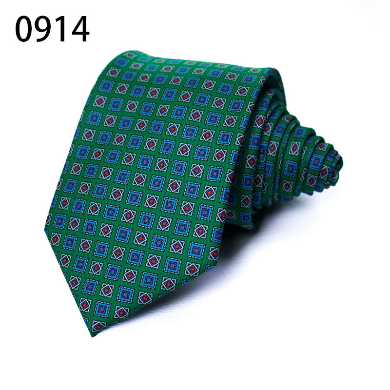Fashion Polyester Silk Printed Men's Casual Tie
