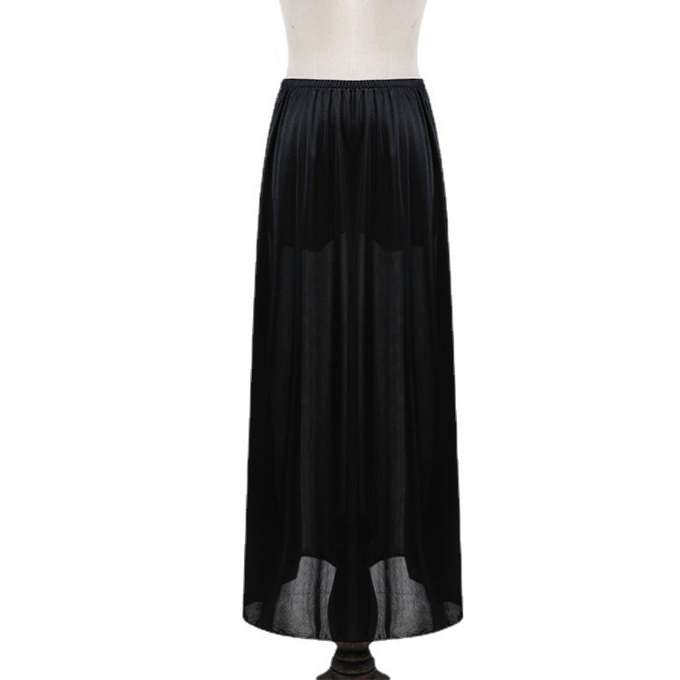 Women's Fashionable Thin Silk Satin Dress