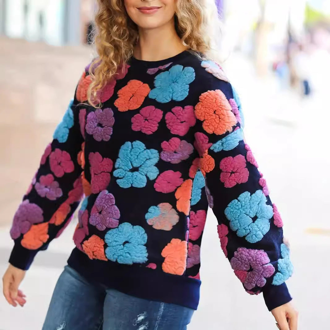 Fiorenza Retro Bloom Sweater