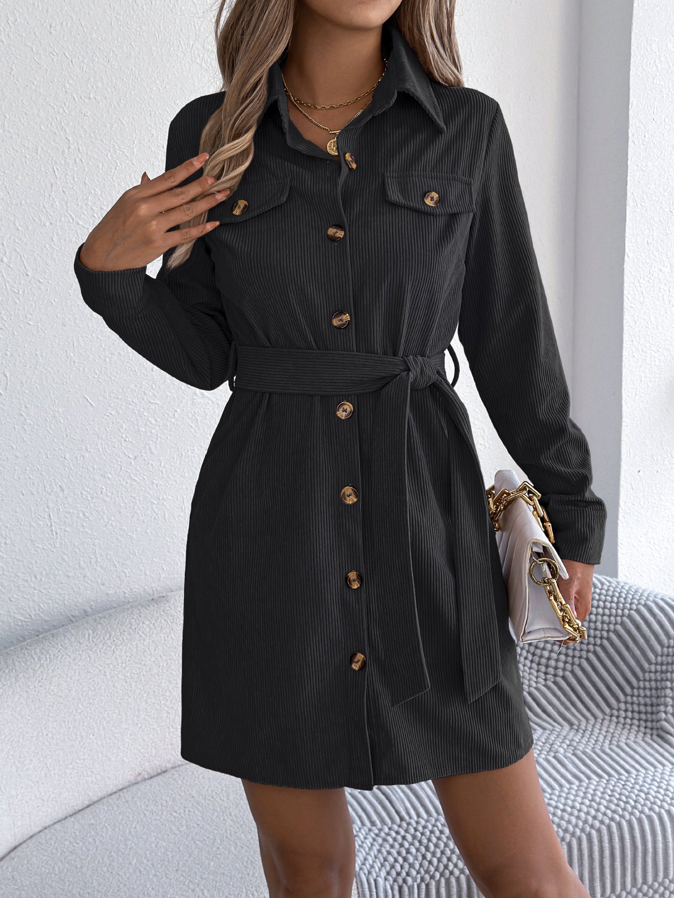 Cordelia Charm Shirt Dress