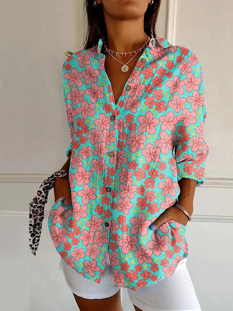 The FloraLuxe 3D Bloom Shirt