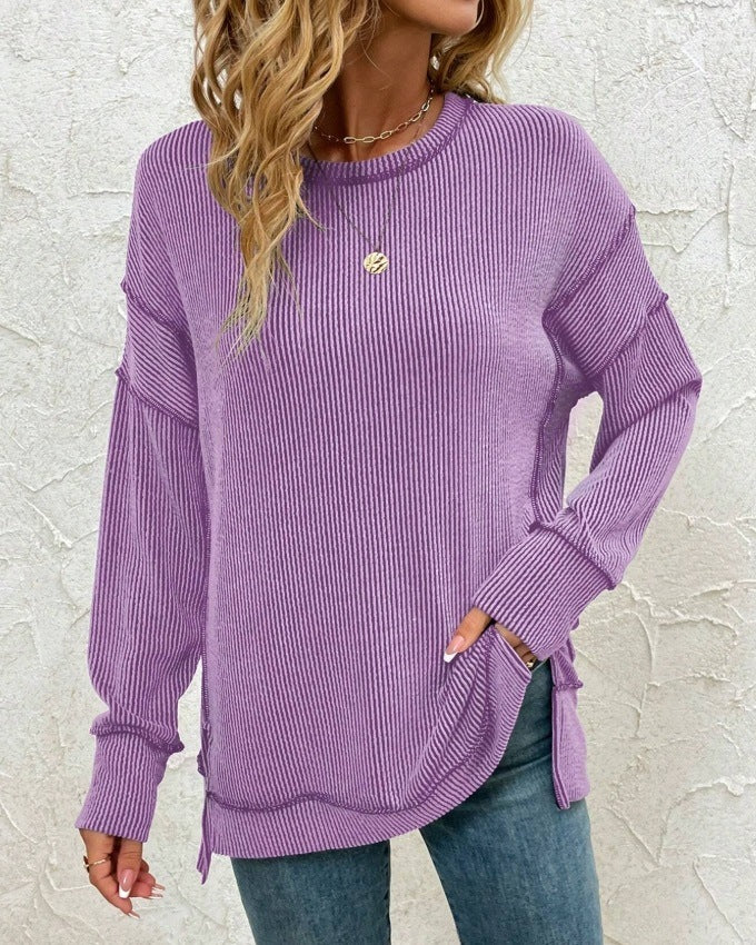 TwistEase Split Hem Sweater