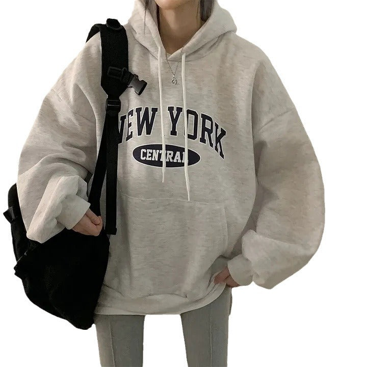 VelourScript Printed Sweater