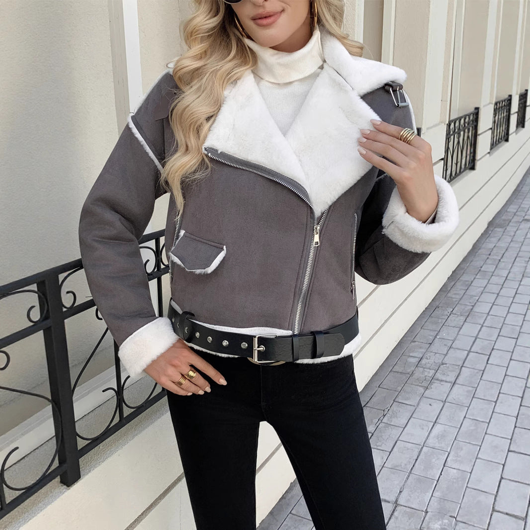 Aurora Polo Luxe Plush Coat