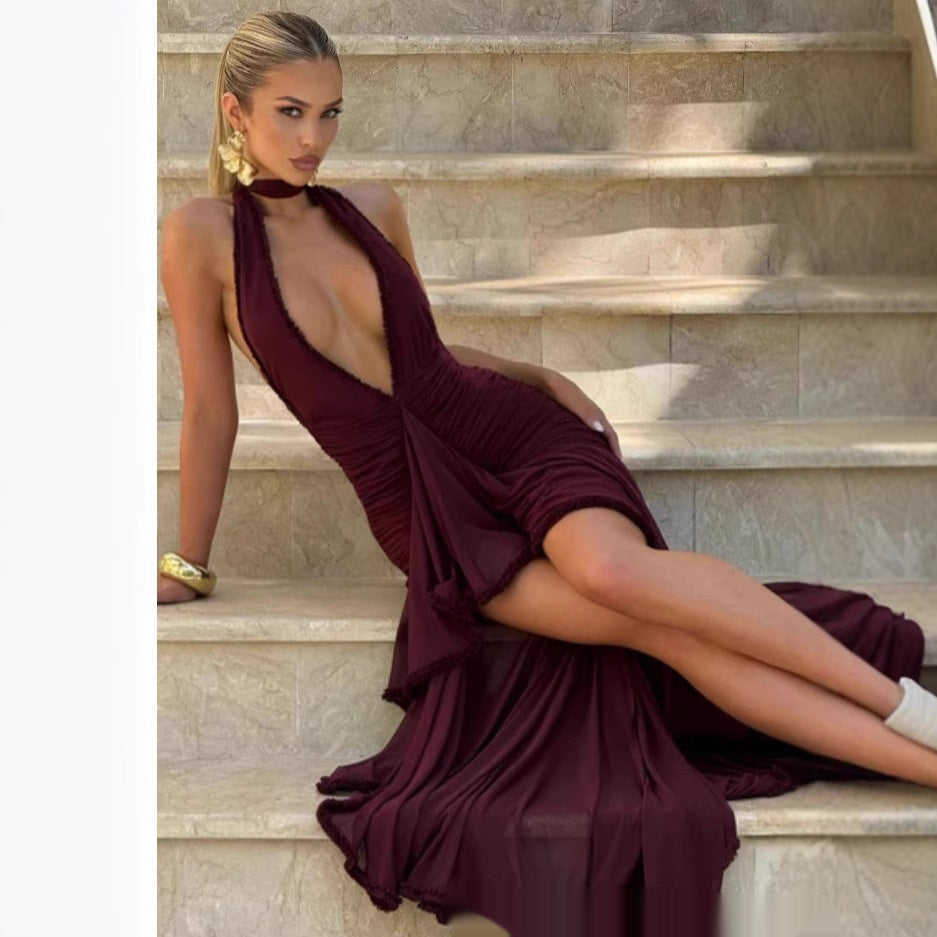 Crimson Reverie Gown