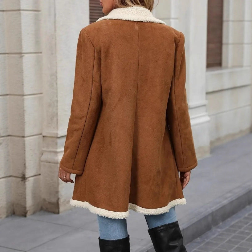VeluWarm Suede Woolen Jacket