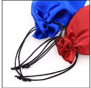 Custom Silk Satin Dustproof Drawstring Pocket