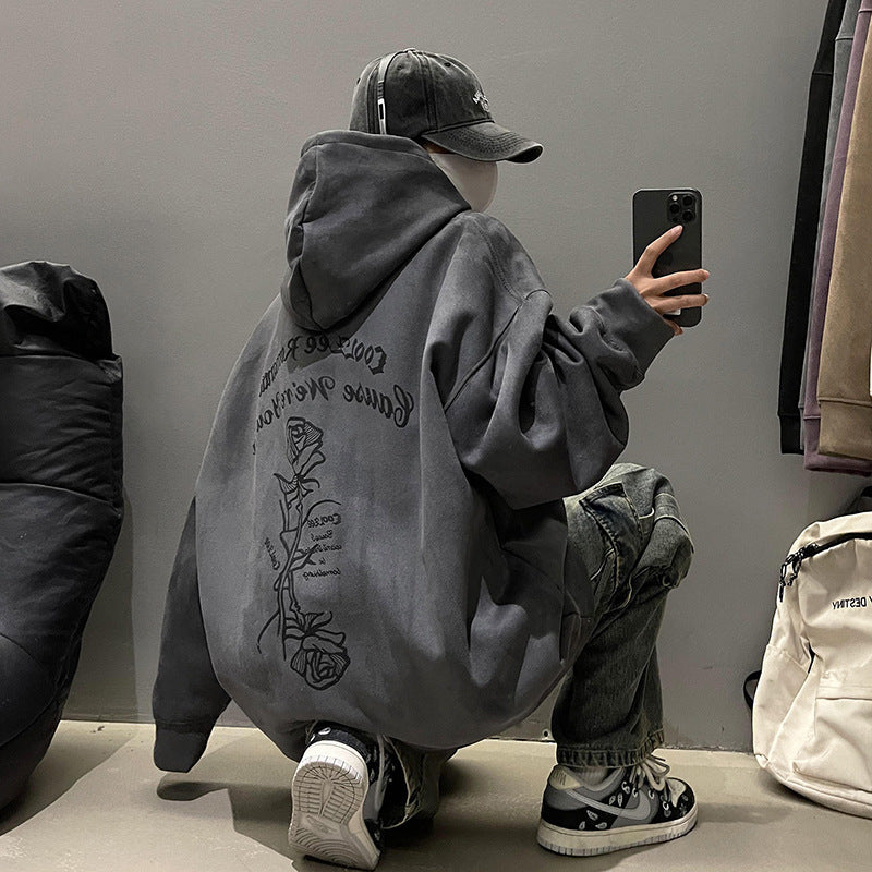 Veloura Suede Hoodie