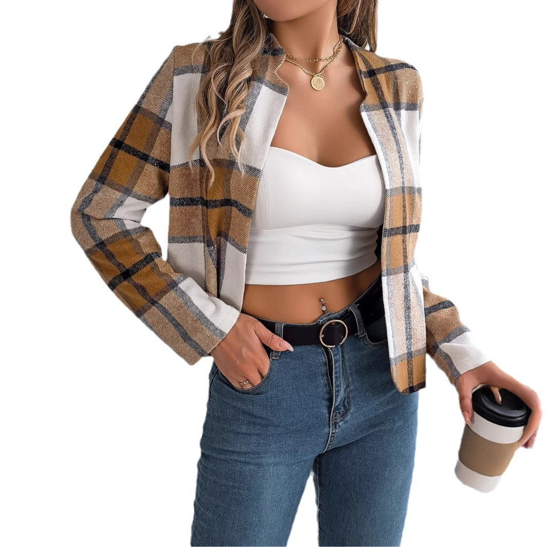 Classic Plaid Woolen Co-ord Set