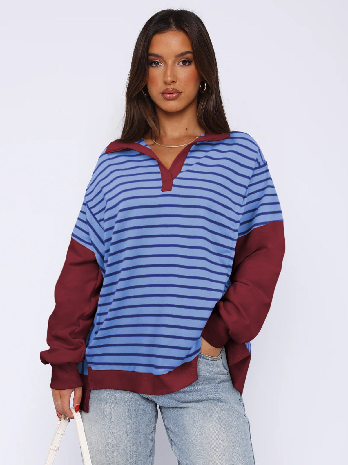 Stripo Luxe Split Sweater