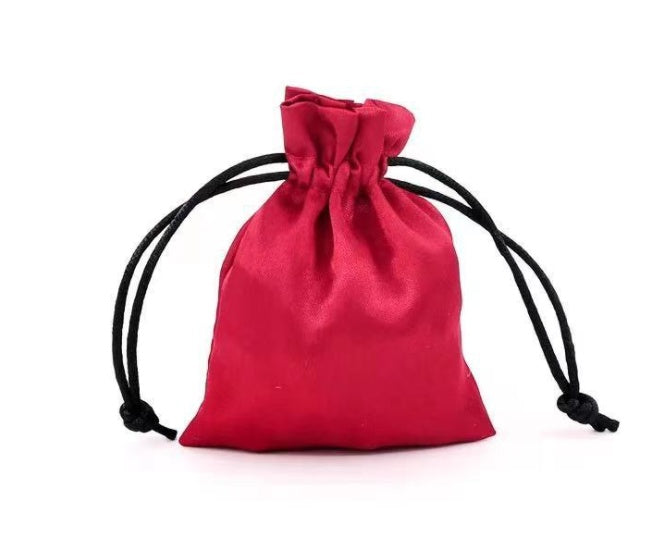 Custom Silk Satin Dustproof Drawstring Pocket