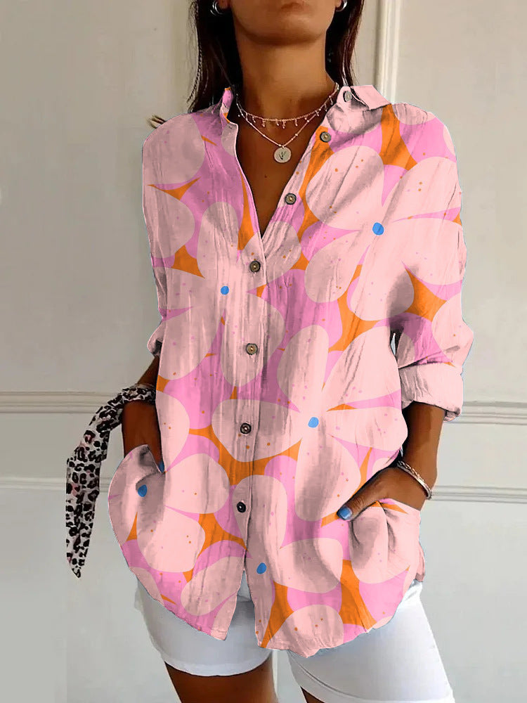 The FloraLuxe 3D Bloom Shirt