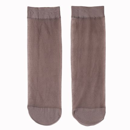 Transparent Non-shedding Silk Anti-hook Core-spun Silk Short Silk Socks